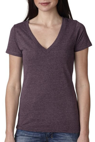 Next Level 6740 - T-Shirt Triblend Deep V