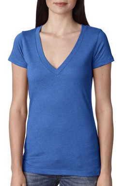 Next Level 6740 - Ultimate Comfort Triblend V-Neck Tee for Women