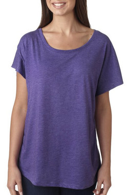 Next Level 6760 - Camiseta Dolman Triblend para Mujer