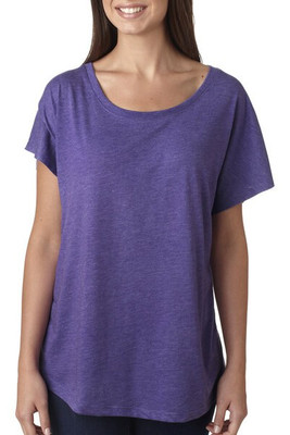 Next Level 6760 - Camiseta Dolman Triblend para Mujer