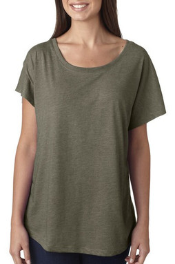 Next Level 6760 - Versatile Triblend Dolman Tee for Women