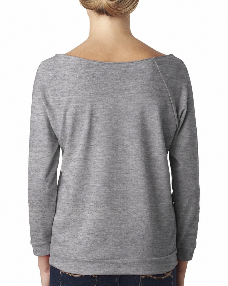 Next Level 6951 - Ladies' Terry Raw Edge Three-Quarter