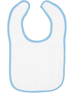 Rabbit Skins 1003 - Infant Terry Snap Bib w/ Contrast Color Binding