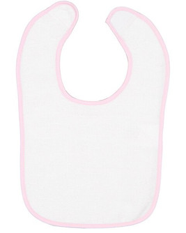 Rabbit Skins 1003 - Infant Terry Snap Bib w/ Contrast Color Binding