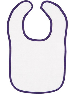 Rabbit Skins 1003 - Infant Terry Snap Bib w/ Contrast Color Binding
