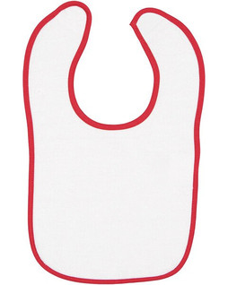 Rabbit Skins 1003 - Infant Terry Snap Bib w/ Contrast Color Binding