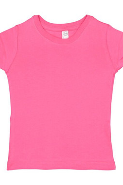 Rabbit Skins 3316 - Fine Jersey Toddler Girls T-Shirt