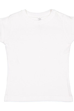 Rabbit Skins 3316 - Fine Jersey Toddler Girls T-Shirt