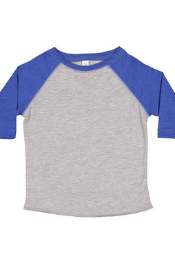 Rabbit Skins 3330 - Toddler Fine Jersey Three-Quarter Sleeve Baseball T-Shirt