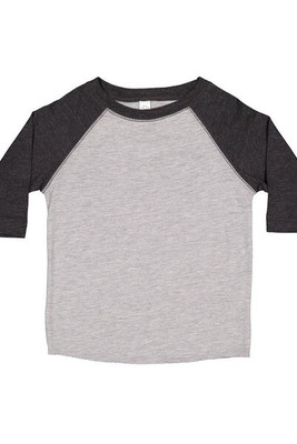 Rabbit Skins 3330 - Toddler Fine Jersey Three-Quarter Sleeve Baseball T-Shirt