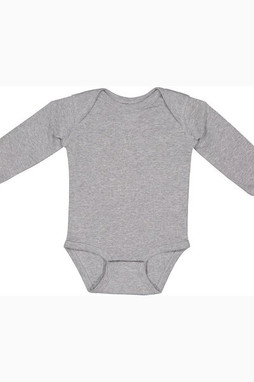 Rabbit Skins 4411 - Infant Long Sleeve Lap Shoulder Creeper