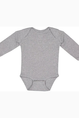 Rabbit Skins 4411 - Infant Long Sleeve Lap Shoulder Creeper
