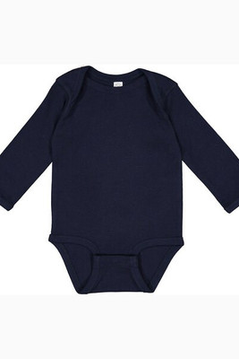 Rabbit Skins 4411 - Infant Long Sleeve Lap Shoulder Creeper