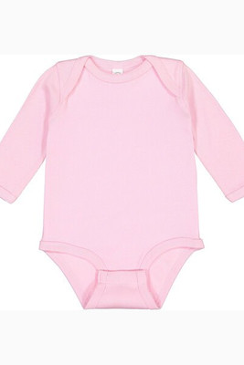 Rabbit Skins 4411 - Infant Long Sleeve Lap Shoulder Creeper