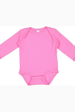 Rabbit Skins 4411 - Infant Long Sleeve Lap Shoulder Creeper