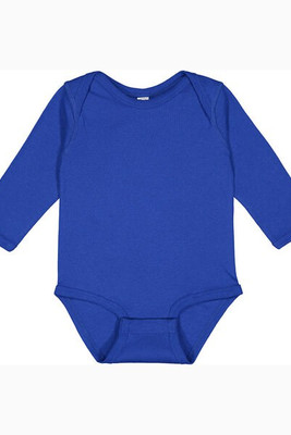 Rabbit Skins 4411 - Infant Long Sleeve Lap Shoulder Creeper