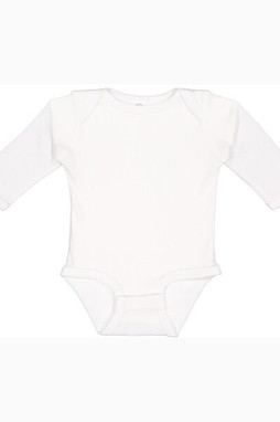 Rabbit Skins 4411 - Infant Long Sleeve Lap Shoulder Creeper