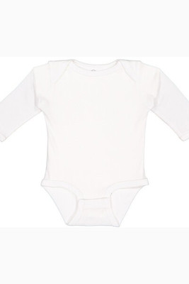 Rabbit Skins 4411 - Infant Long Sleeve Lap Shoulder Creeper
