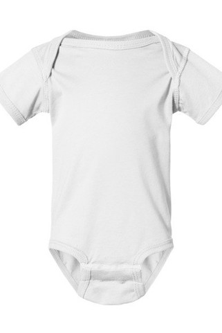 Rabbit Skins 4424 - Fine Jersey Infant Lap Shoulder Creeper