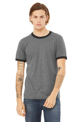 Bella+Canvas 3055 - Heather Ringer Jersey T-Shirt