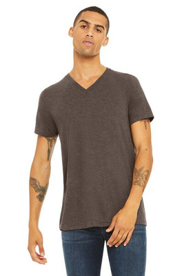 Bella+Canvas 3415 - Remera Unisex Triblend con cuello en V