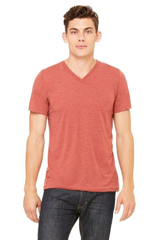 Bella+Canvas 3415 - Unisex Triblend V-Neck T-Shirt