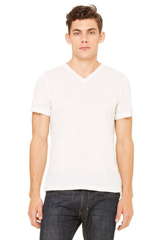 Bella+Canvas 3415 - Remera Unisex Triblend con cuello en V