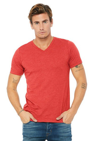 Bella+Canvas 3415 - Unisex Triblend V-Neck T-Shirt
