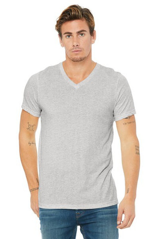 Bella+Canvas 3415 - Remera Unisex Triblend con cuello en V