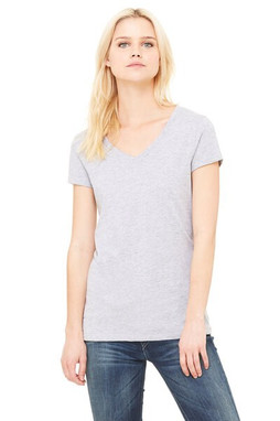 Bella+Canvas 6005 - Ladies Short Sleeve V-Neck Jersey T-Shirt