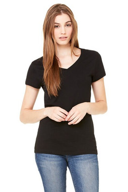 Bella+Canvas 6005 - Ladies Short Sleeve V-Neck Jersey T-Shirt