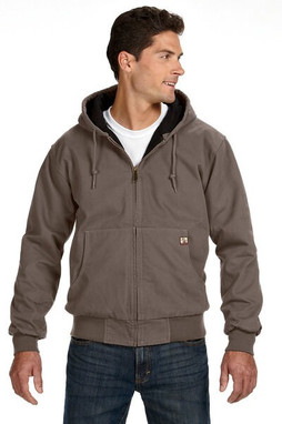 DRI DUCK 5020 - Hooded Boulder Cloth Jacket with Tricot Quilt Lining