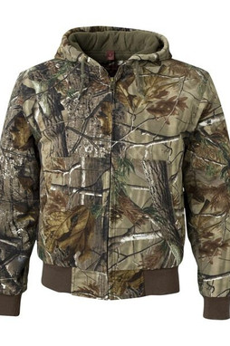 DRI DUCK 5020 - Hooded Boulder Cloth Jacket with Tricot Quilt Lining