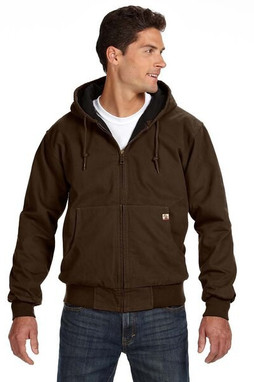 DRI DUCK 5020 - Hooded Boulder Cloth Jacket with Tricot Quilt Lining