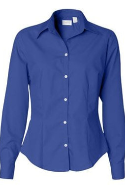 Van Heusen 13V0114 - Ladies Silky Poplin Shirt