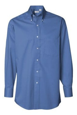 VanHeusen 13V0521 - Camisa de sarga de manga larga