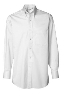 VanHeusen 13V0521 - Camisa de sarga de manga larga