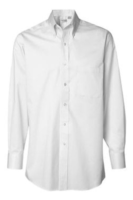 VanHeusen 13V0521 - Camisa de sarga de manga larga