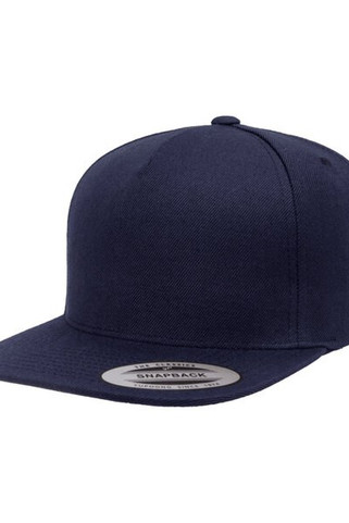 Yupoong 5089M - Five Panel Wool Blend Snapback Cap