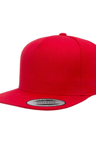 Yupoong 5089M - Five Panel Wool Blend Snapback Cap