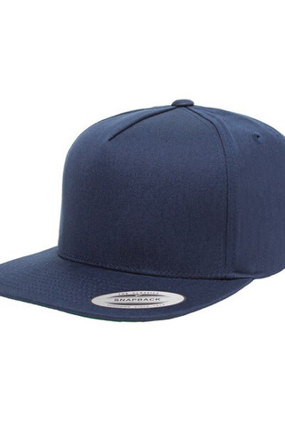 Yupoong 6007 - Five-Panel Flat Bill Cap