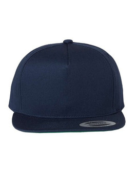 Yupoong 6007 - Five-Panel Flat Bill Cap