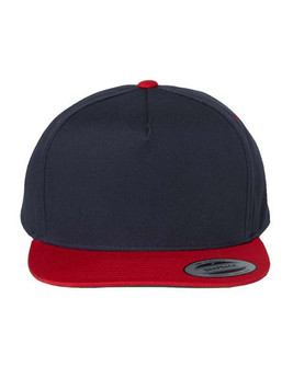 Yupoong 6007 - Five-Panel Flat Bill Cap