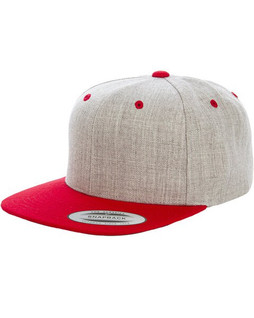 Yupoong 6089M - Wool Blend Flat Bill Snapback Cap