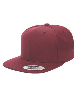 Yupoong 6089M - Wool Blend Flat Bill Snapback Cap
