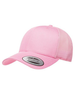 Yupoong 6606 - Classic Retro Trucker Hat with Mesh Back and Adjustable Closure