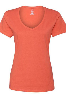 Hanes S04V - Hanes® Ladies' Nano-T® Cotton V-Neck T-Shirt