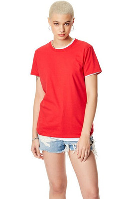 Hanes SL04 - Camiseta Femenina Hanes® Nano-T de Algodón Suave
