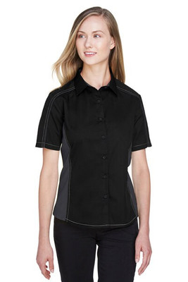 Ash City North End 77042 - Fuse Ladies' Color-Block Twill Shirts