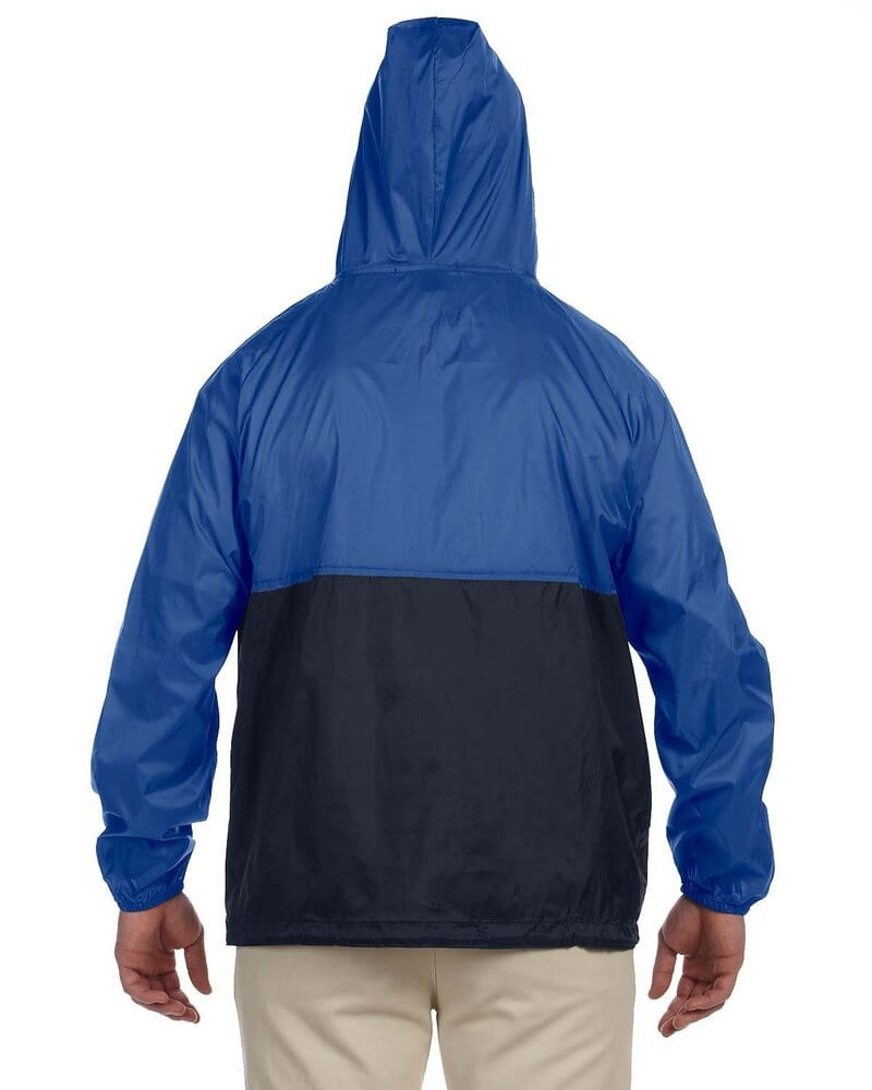 Harriton M750 - Packable Nylon Jacket - Royal/Navy | Wordans USA